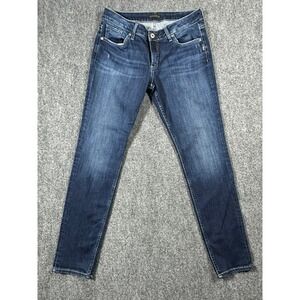 Silver Jeans Co Boyfriend Fit Dark Wash Denim Jeans Women W30 L29